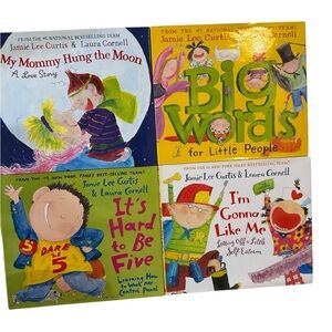Bundle of 4 children’s books hardcover by Jamie Lee Curtis & Laura Cornell ￼